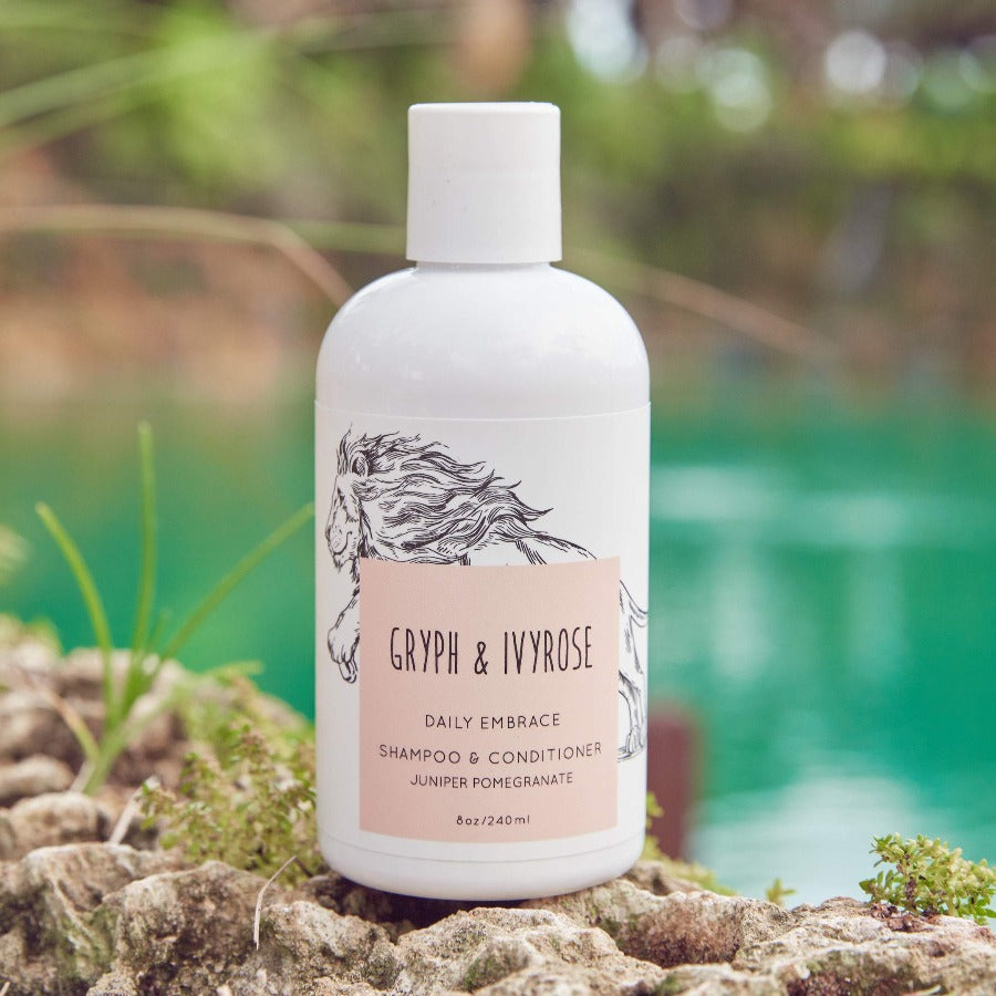 Mother Nature's Best Market Gryph & IvyRose Daily Embrace: Shampoo & Conditioner in One Cruelty-Free, Organic, Vegan