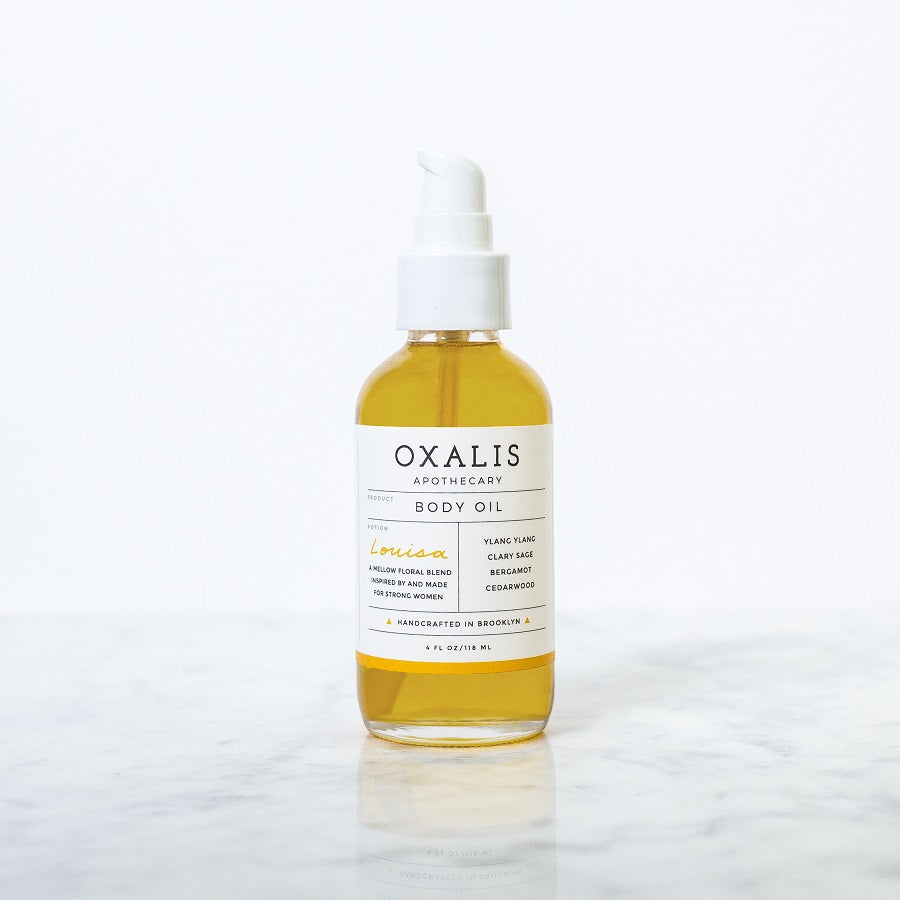 Mother Nature's Best Market Oxalis Apothecary Oxalis Body Oil: Louisa All-Natural, Cruelty-Free, Organic, Vegan