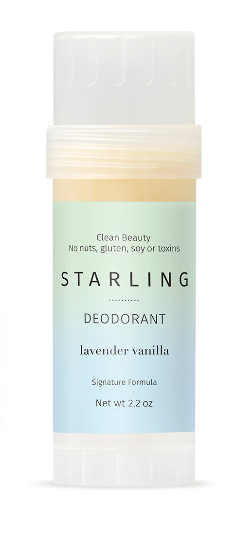 Mother Nature's Best Market Starling Skincare Lavendar Vanilla Deodorant All-Natural, Gluten-Free, Reusable,Recyclable