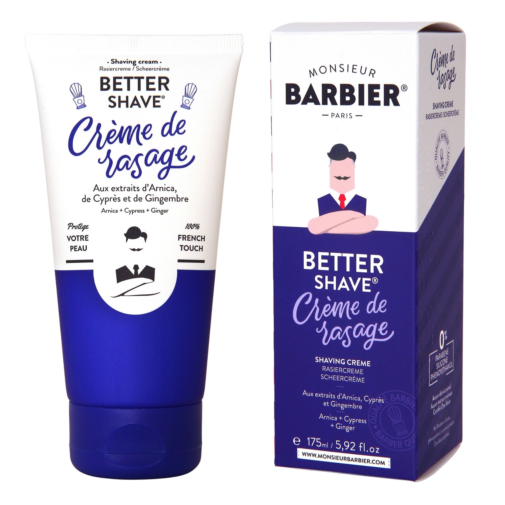 Monsieur BARBIER Better Shave, Natural Shaving Cream