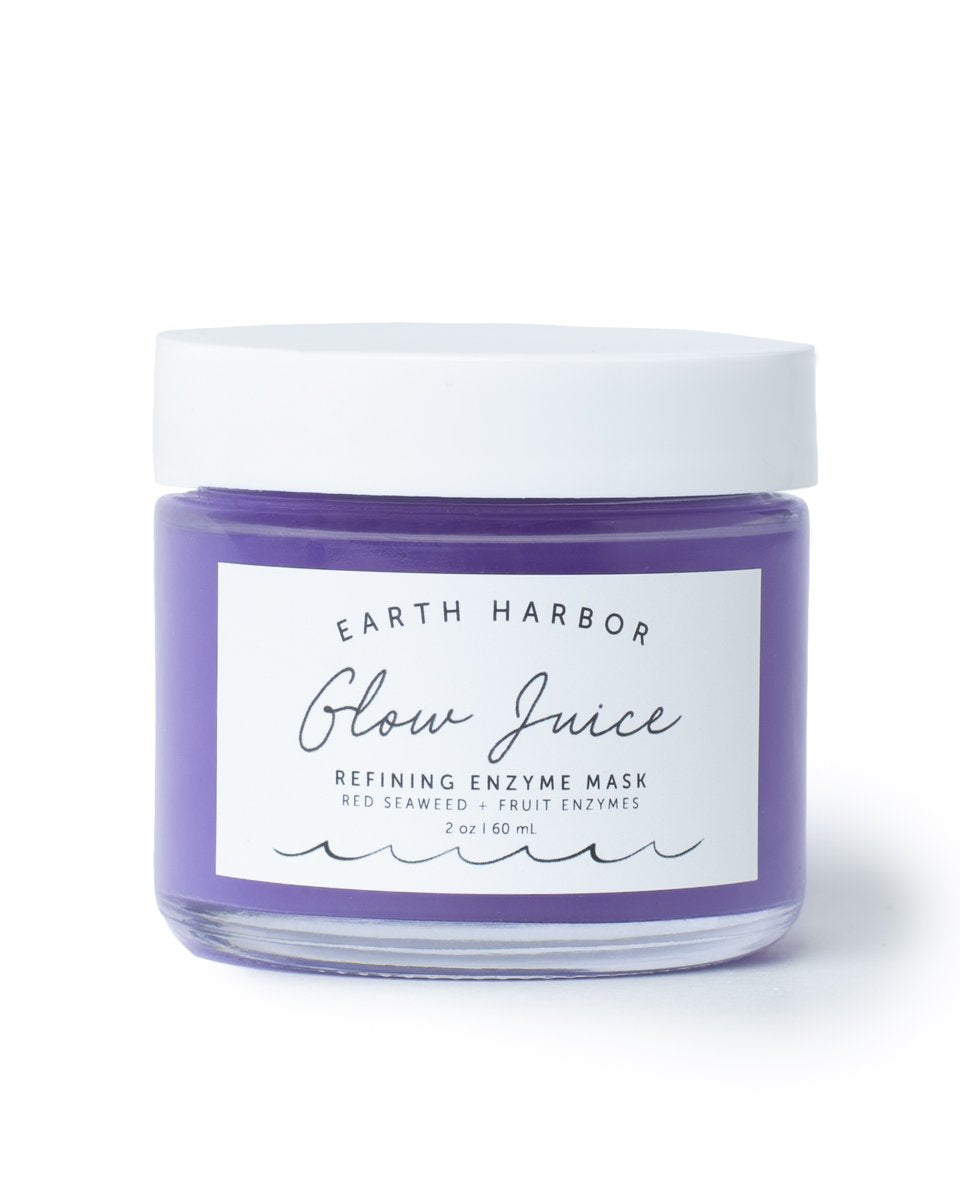 Mother Nature's Best Market Earth Harbor Naturals GLOW JUICE Refining Enzyme Mask All-Natural, Cruelty-Free, Organic, Vegan