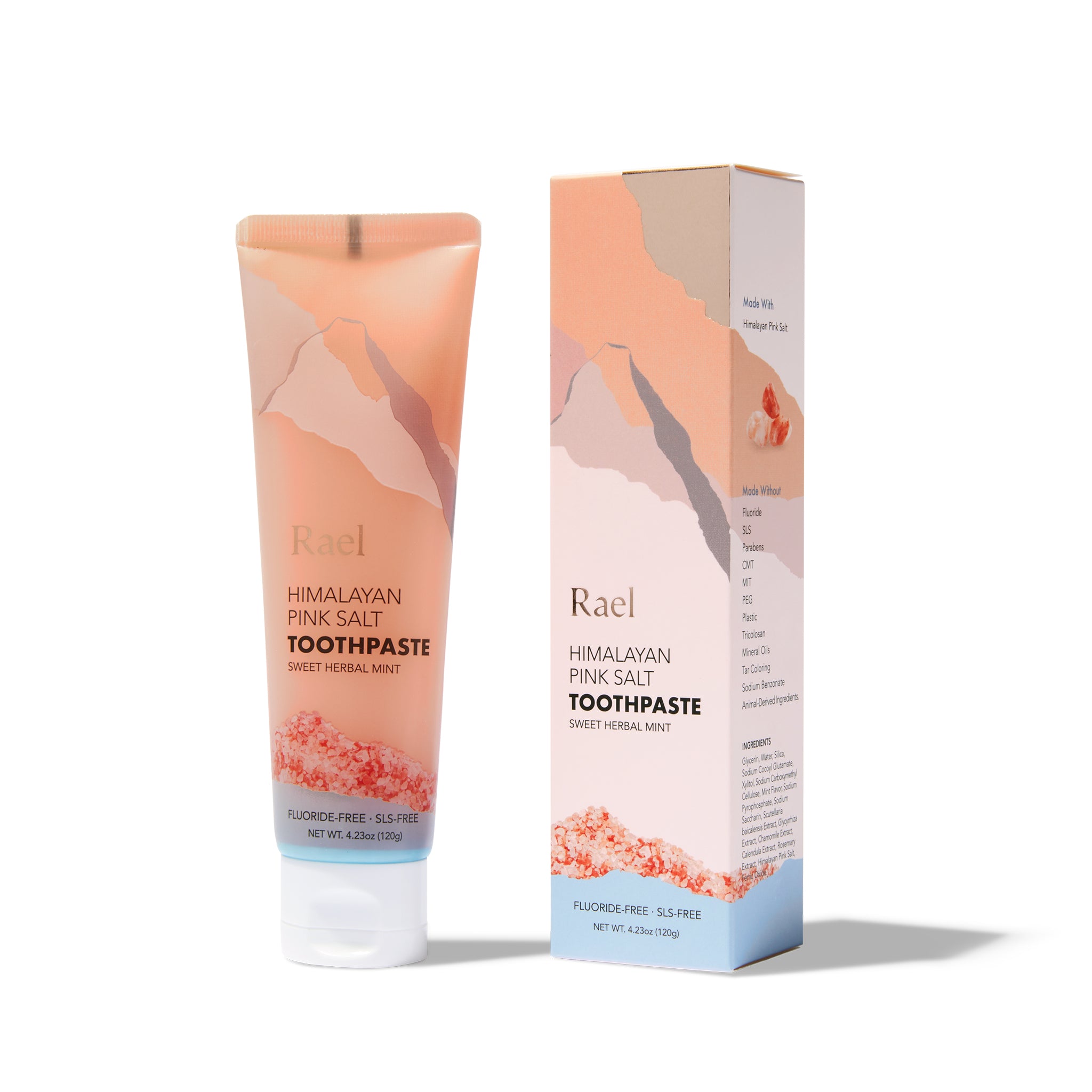Rael Himalayan Pink Salt Toothpaste, Gel in Sweet Herbal Mint - Mother ...