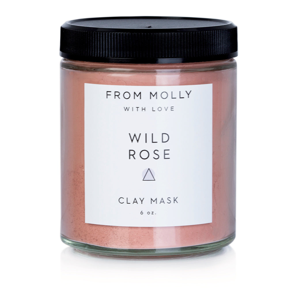 Mother Nature's Best Market From Molly With Love Wild Rose Clay Mask All Natural Cruelty Free Gluten Free Reusable Recyclable Vegan