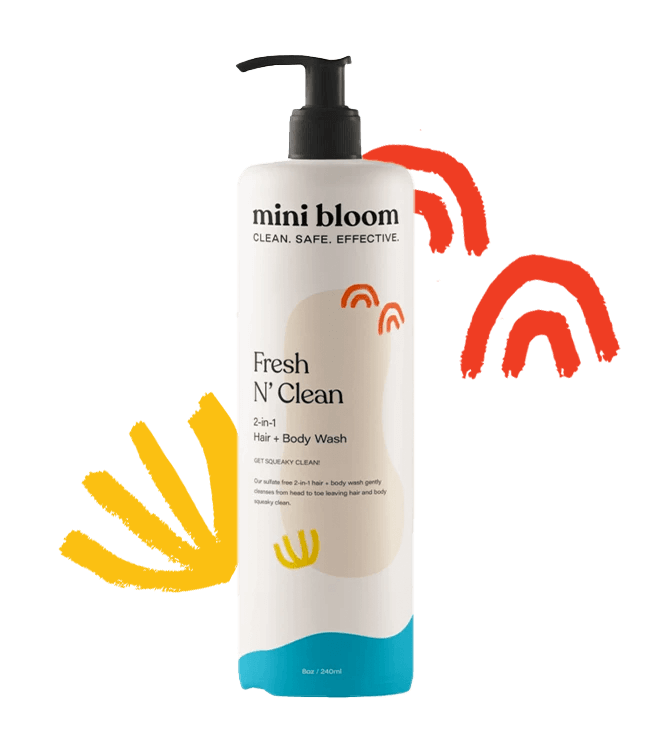 Mini Bloom Fresh N'Clean, 2-n-1 Hair + Body Wash