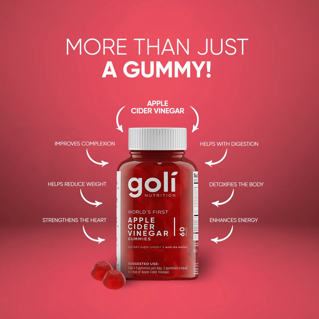 Goli Nutrition Apple Cider Vinegar Gummies - Best Buy