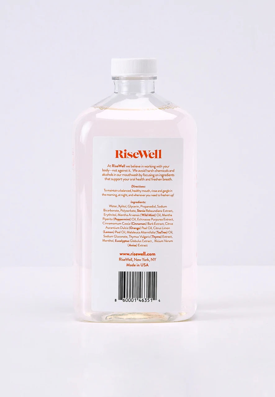 RiseWell All Natural Alkaline PH Balancing Mouthwash