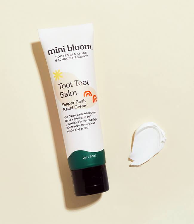 Mini Bloom Toot Toot Balm, Diaper Rash Relief Cream